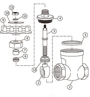 Z11W絲扣閘閥(圖2)